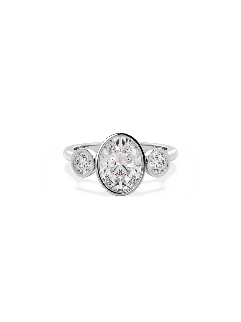 Oval Bezel Cosmic Trio