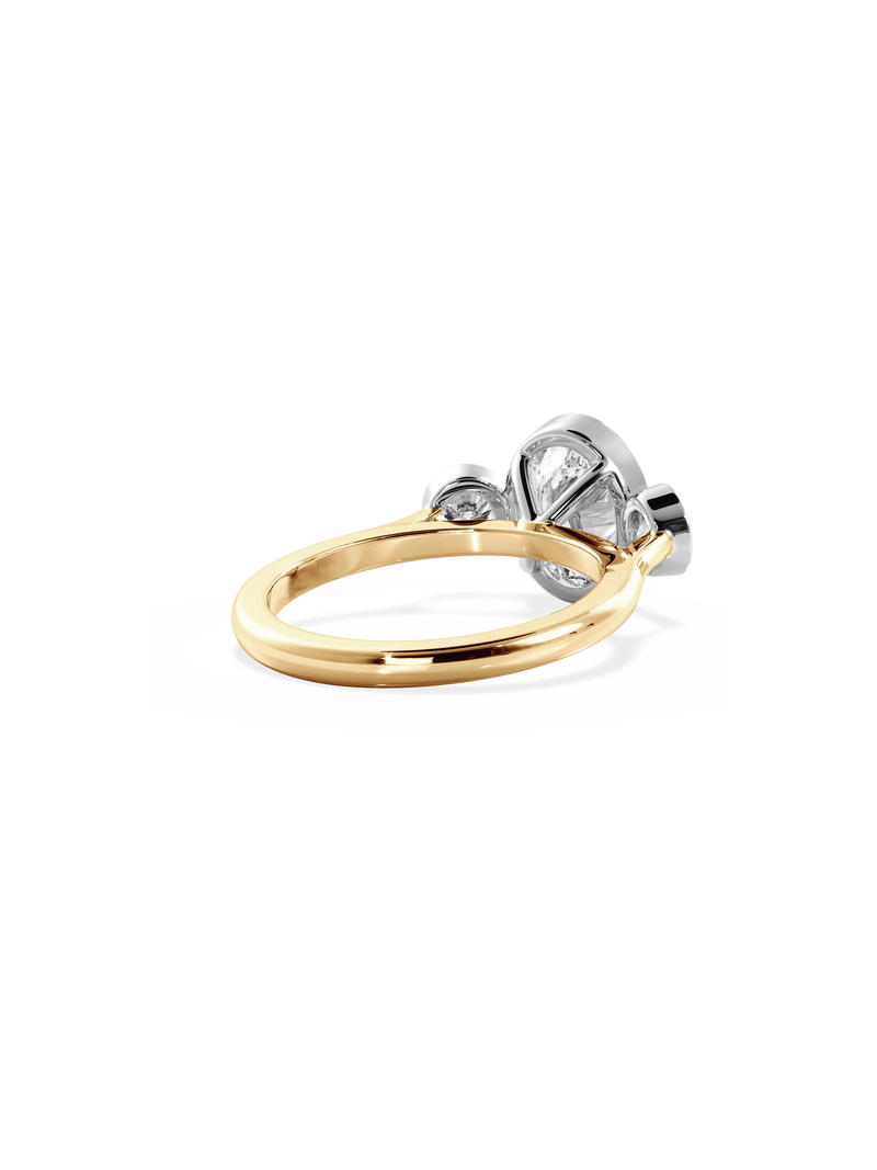 Oval Bezel Cosmic Trio