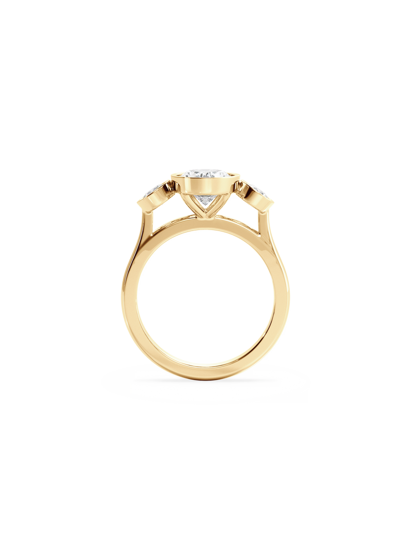 Oval Bezel Cosmic Trio