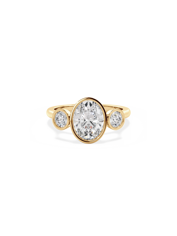 Oval Bezel Cosmic Trio