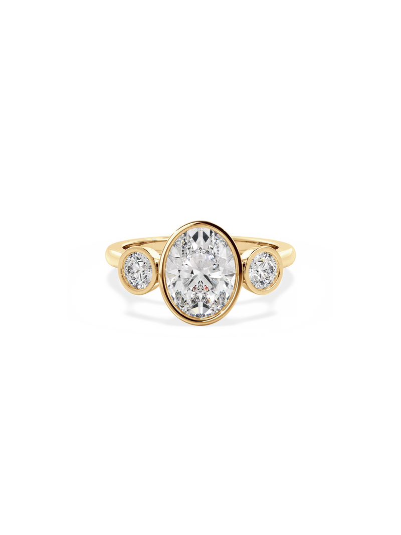 Oval Bezel Cosmic Trio