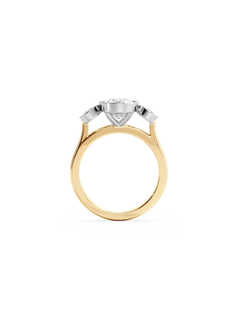 Oval Bezel Cosmic Trio
