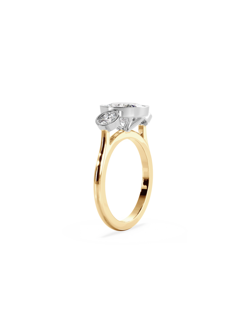 Oval Bezel Cosmic Trio