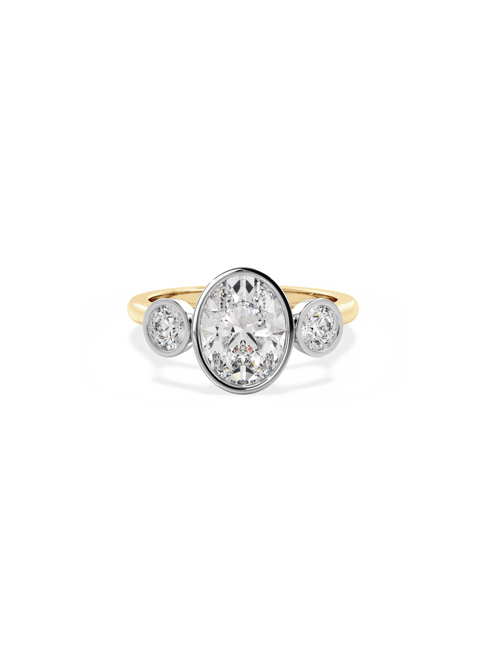 Oval Bezel Cosmic Trio - View 
