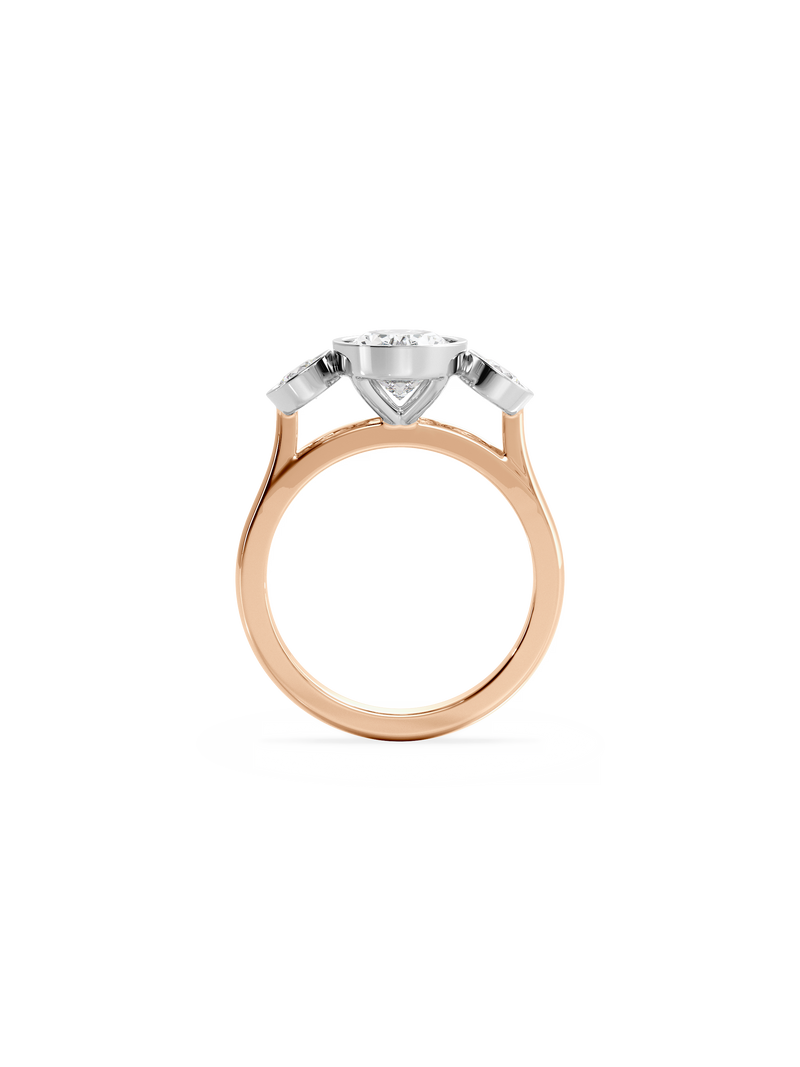 Oval Bezel Cosmic Trio