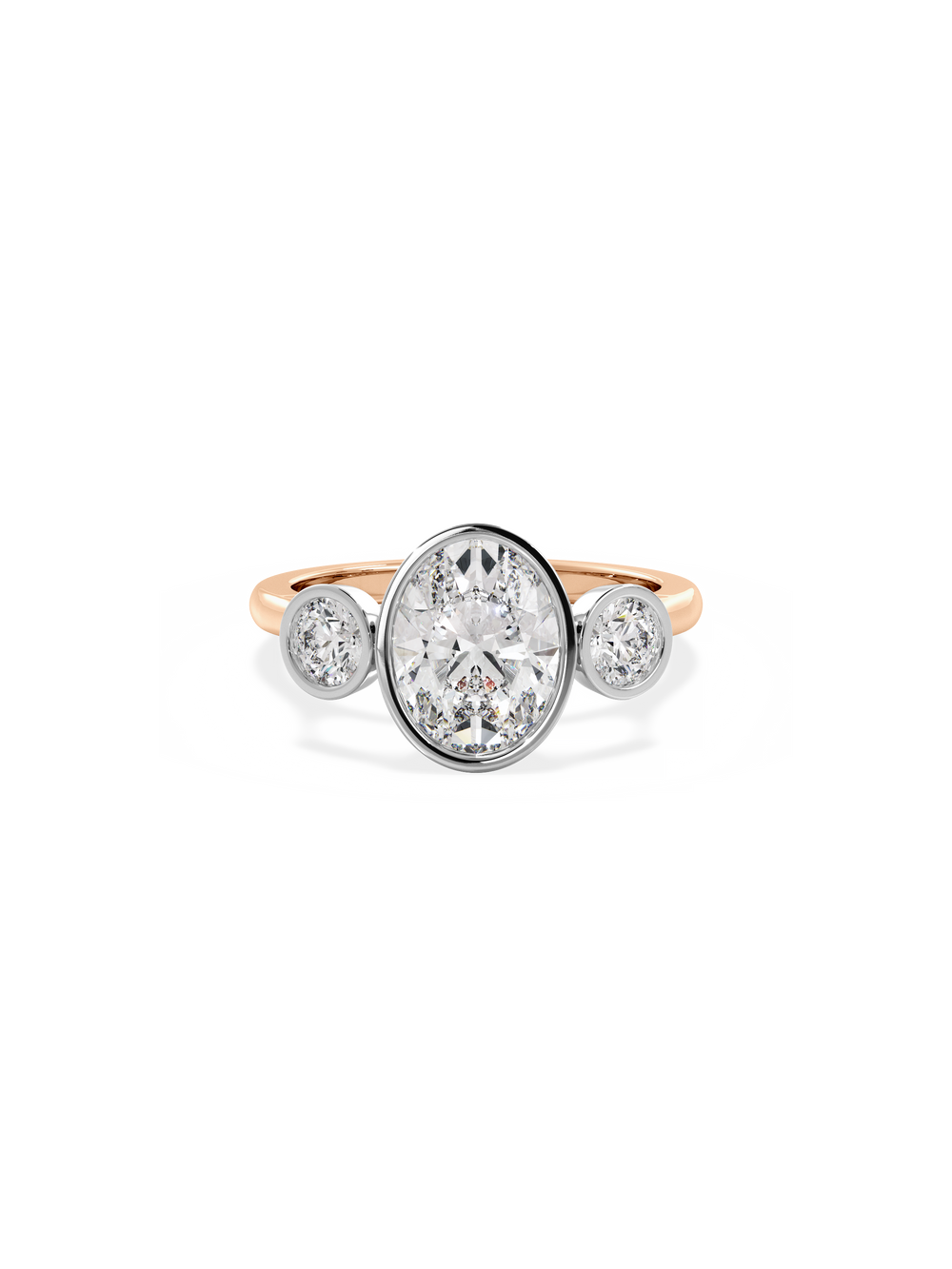 Oval Bezel Cosmic Trio - View 