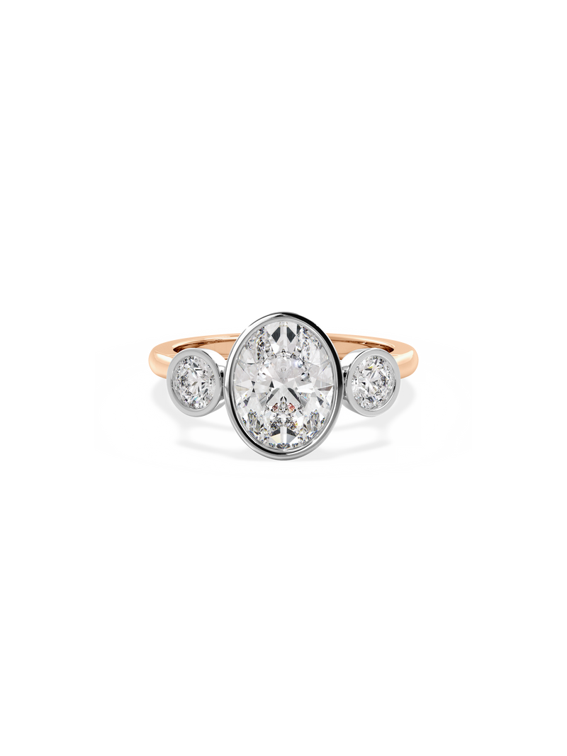 Oval Bezel Cosmic Trio