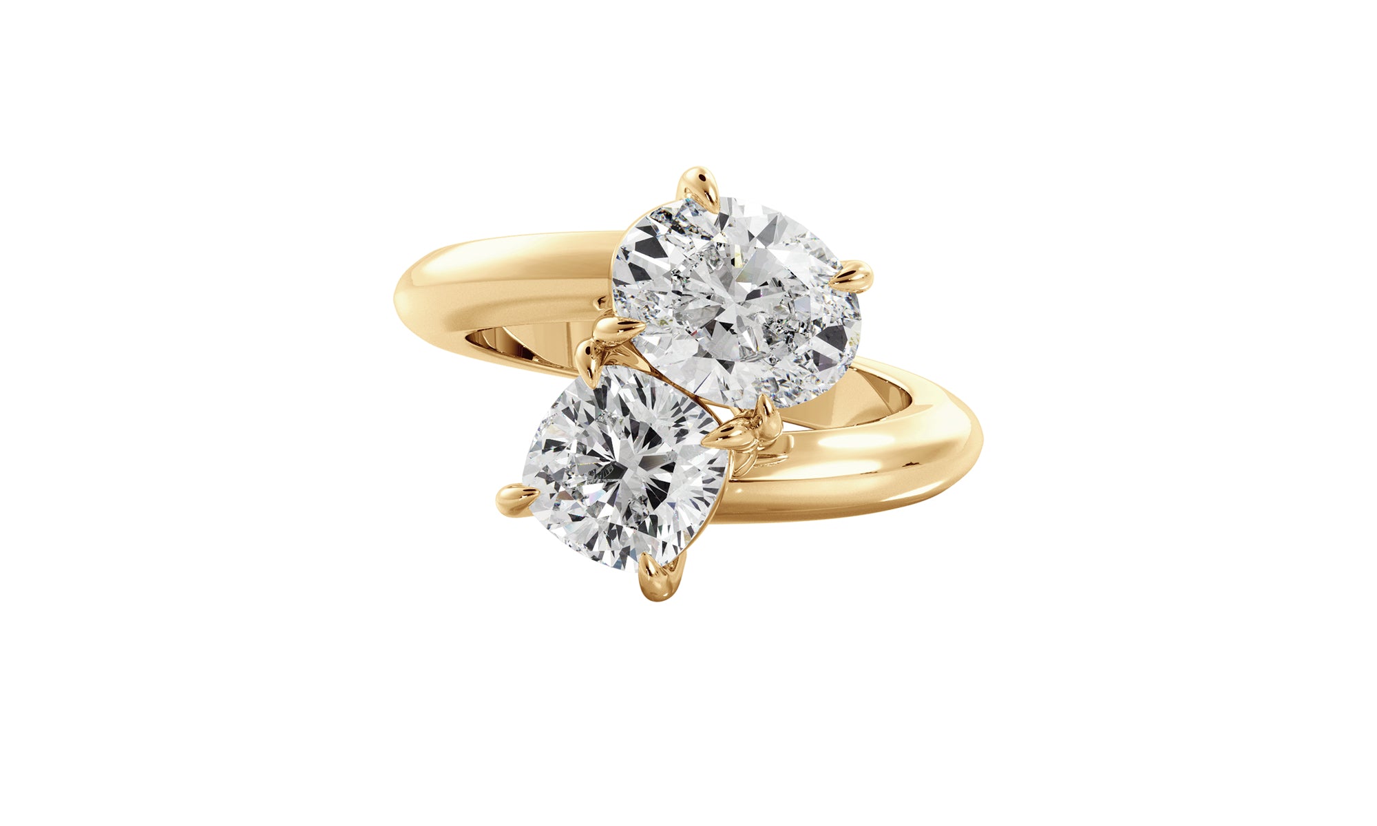 Oval Jean Toi et Moi Engagement Ring – Louise Jean Jewellery