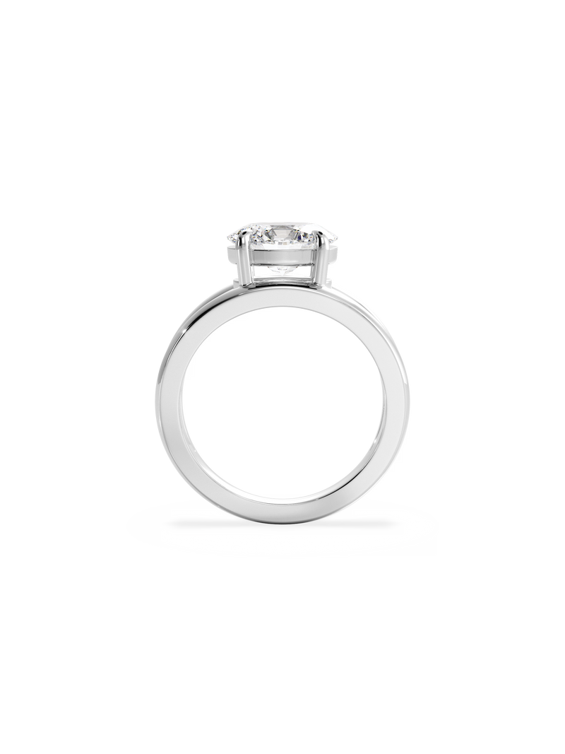 Oval Signature Double Band Ring