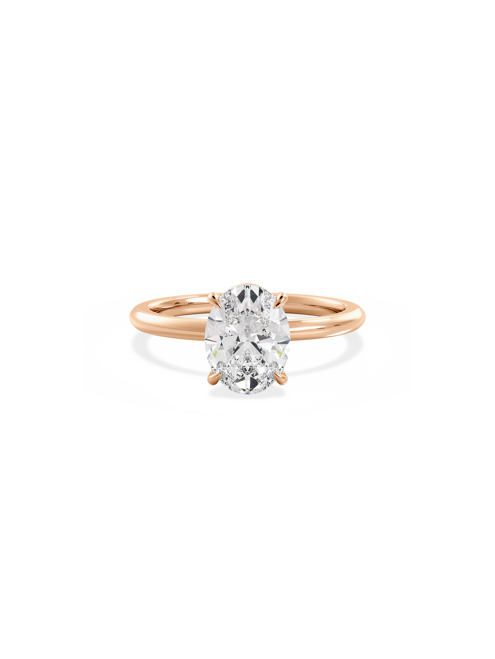 Oval Ceremonial Solitaire - View 