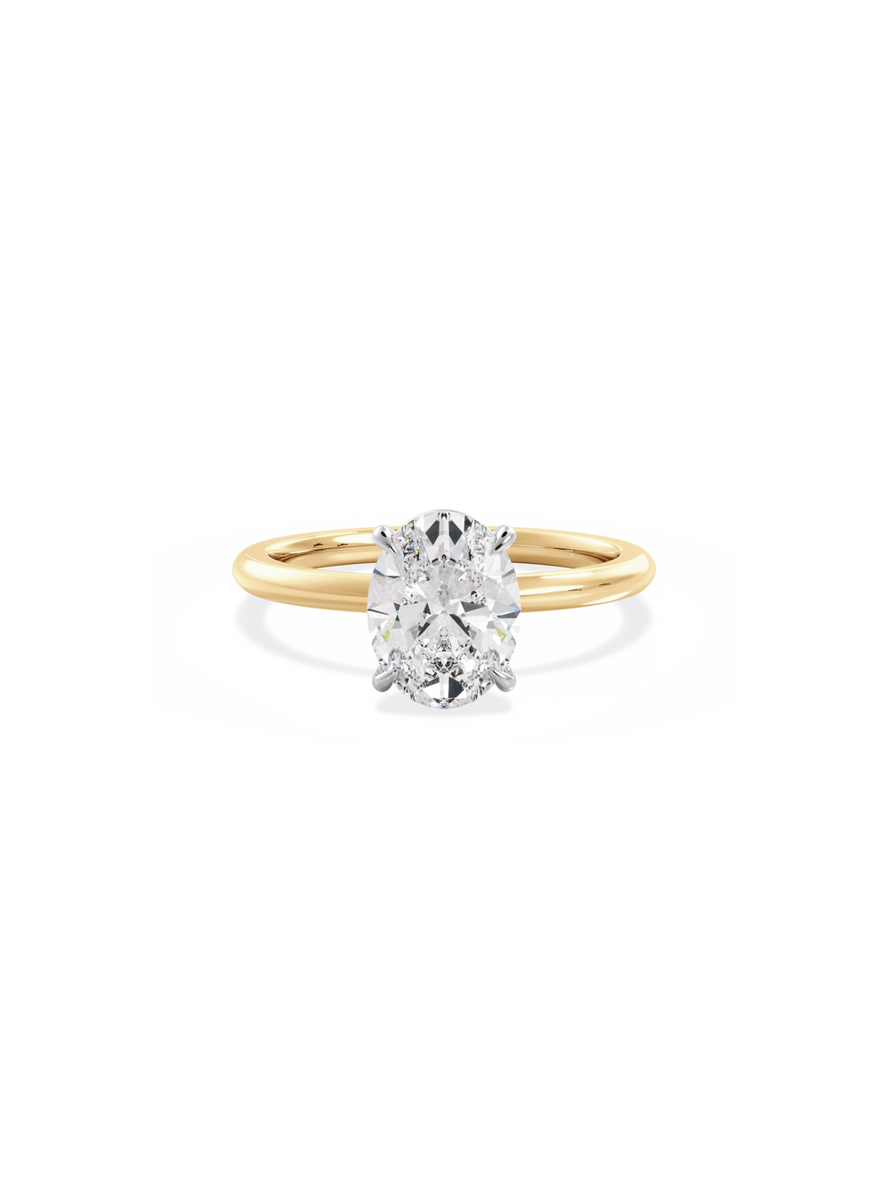 Oval Ceremonial Solitaire - View 