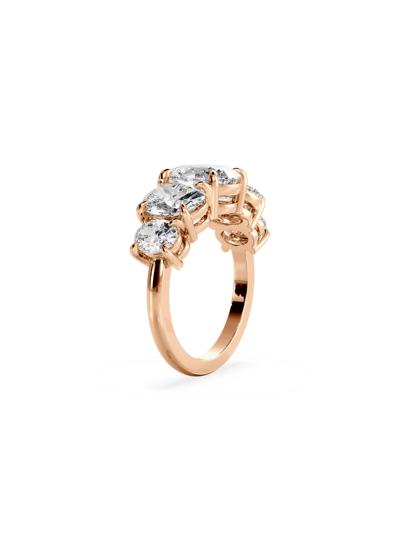Oval Signature Five-Stone