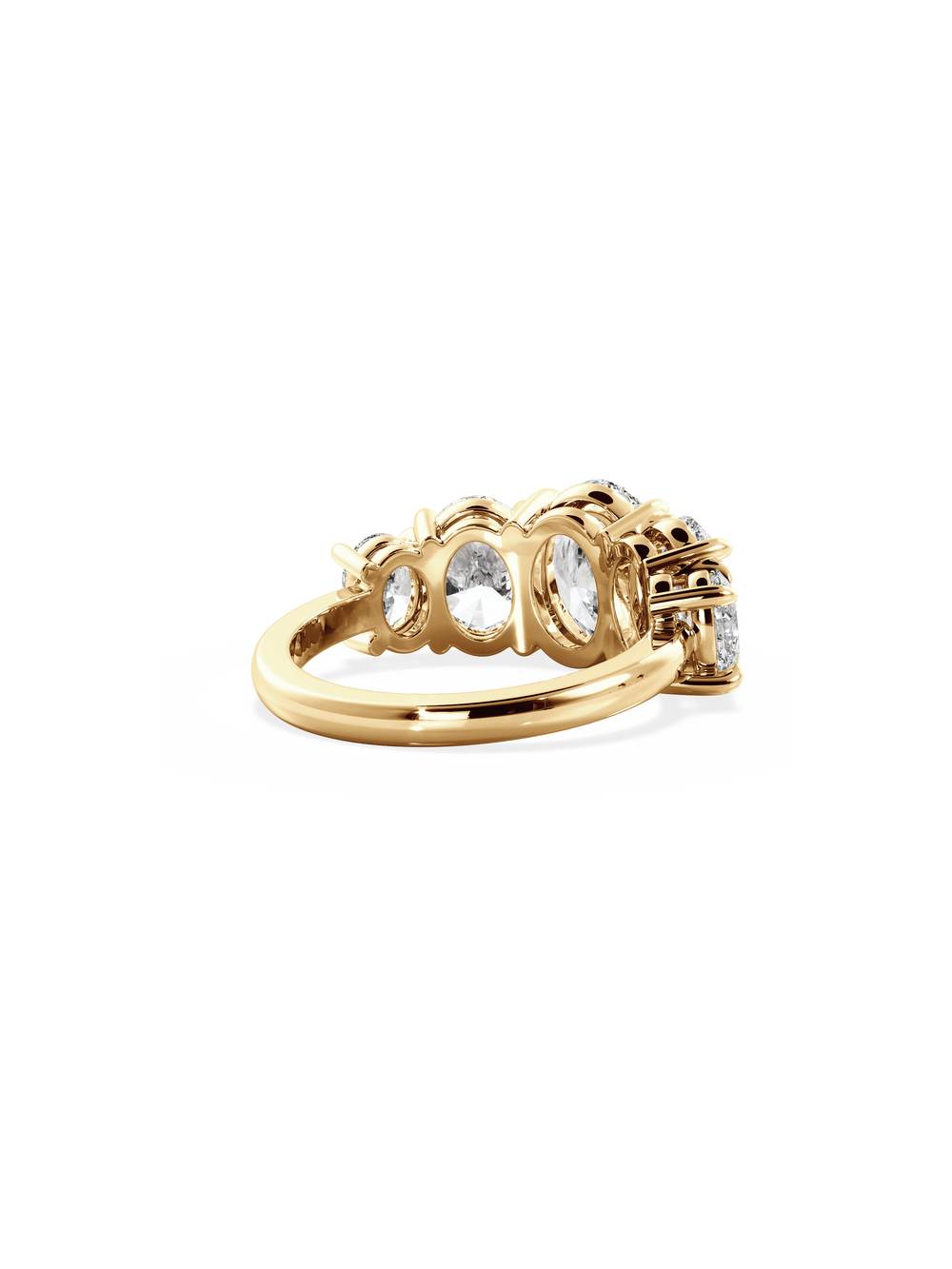 Oval Signature Five-Stone - View 
