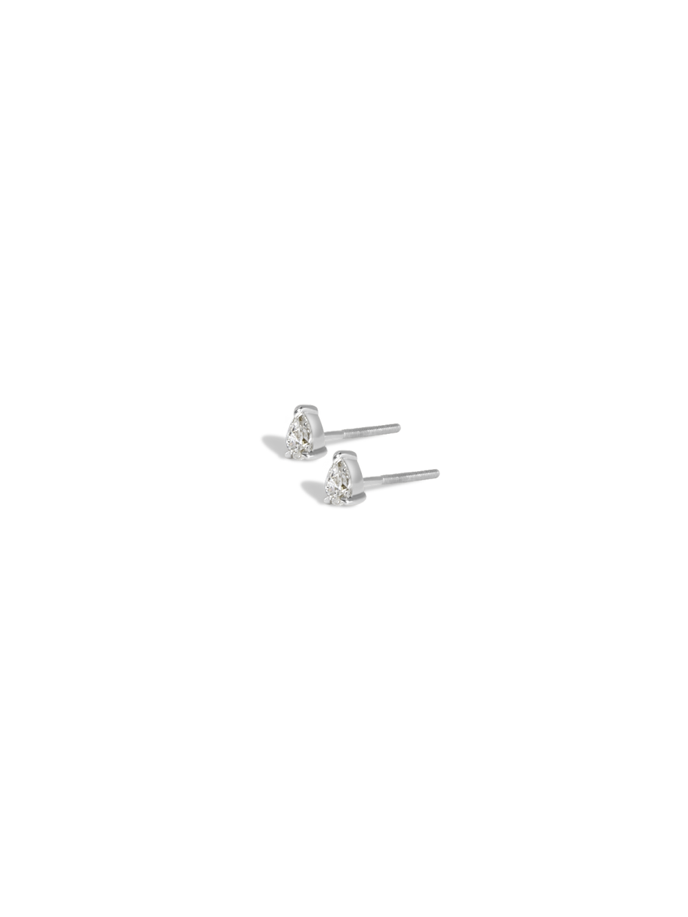 Pear Diamond Studs - View 