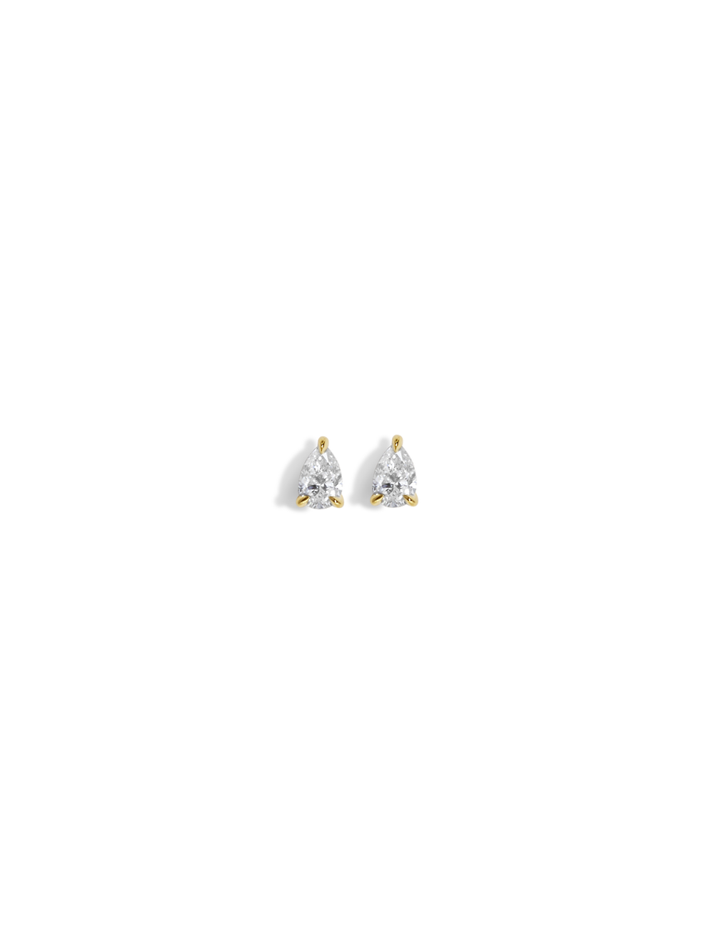 Pear Diamond Studs - View 