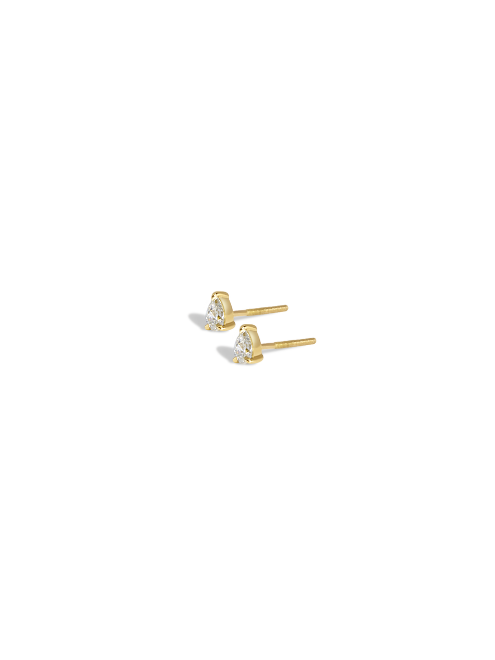 Pear Diamond Studs - View 