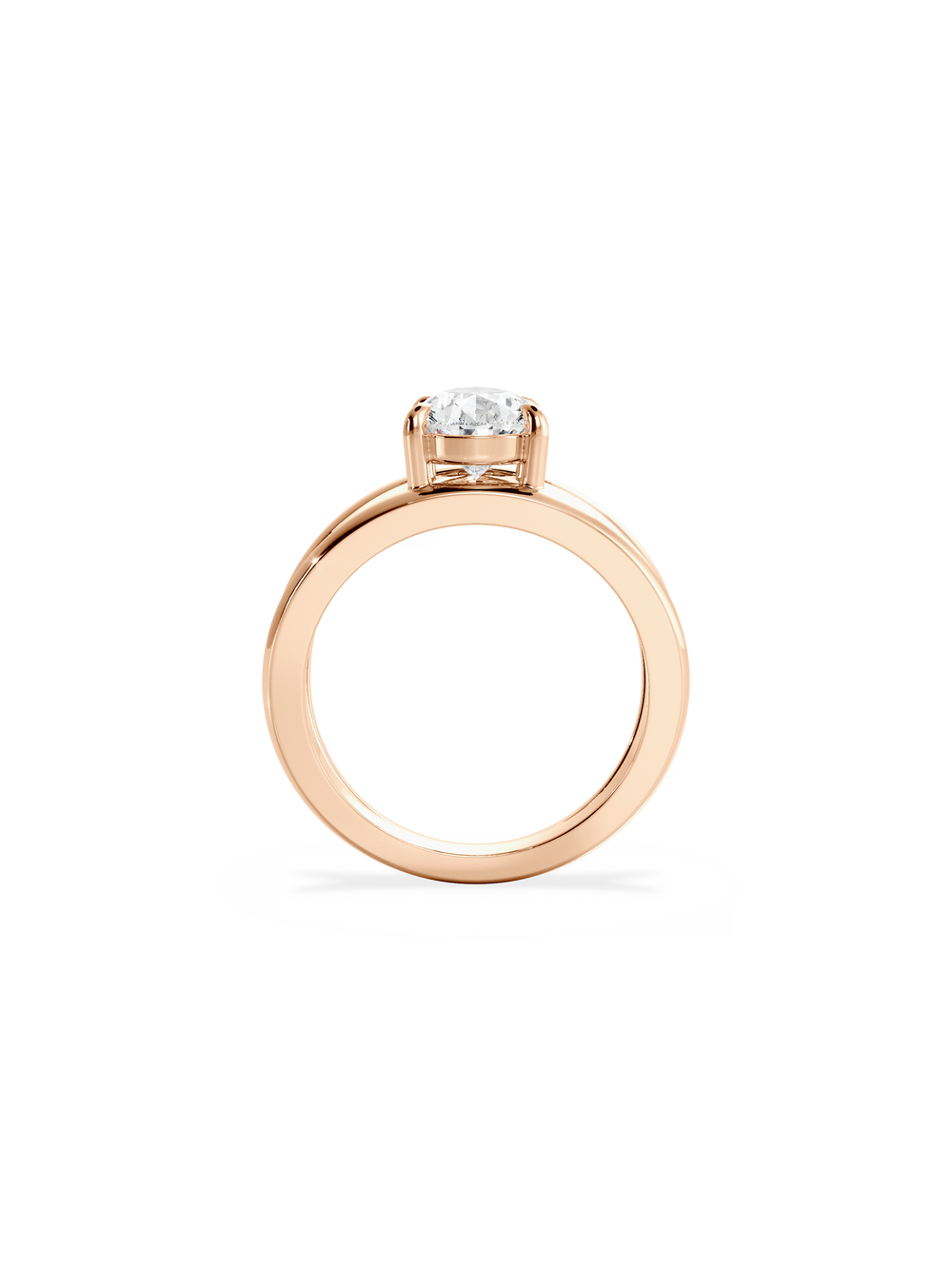 Pear Signature Double Band Ring - View 