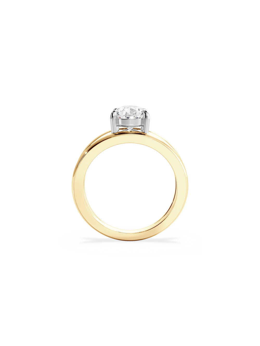 Pear Signature Double Band Ring - View 