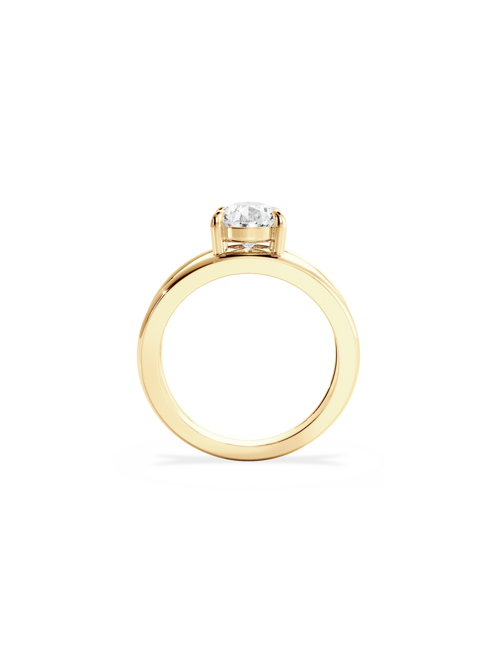 Pear Signature Double Band Ring - View 