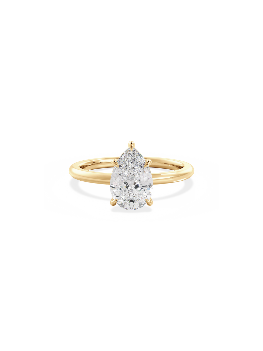 Pear Ceremonial Solitaire - View 