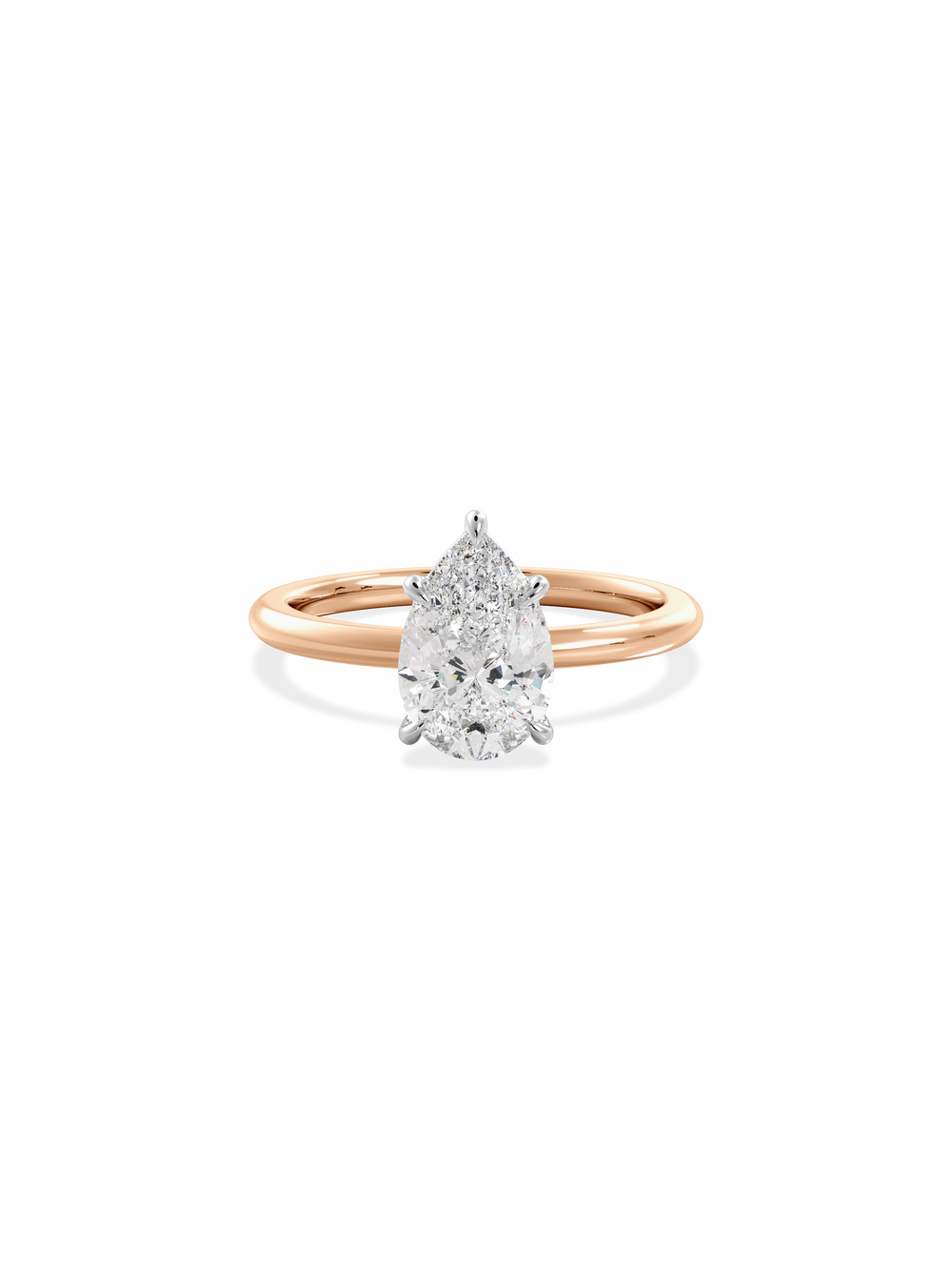 Pear Ceremonial Solitaire - View 
