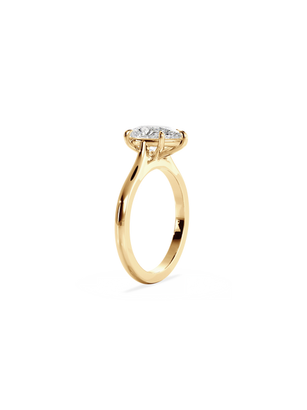 Pear Classic Solitaire Ring