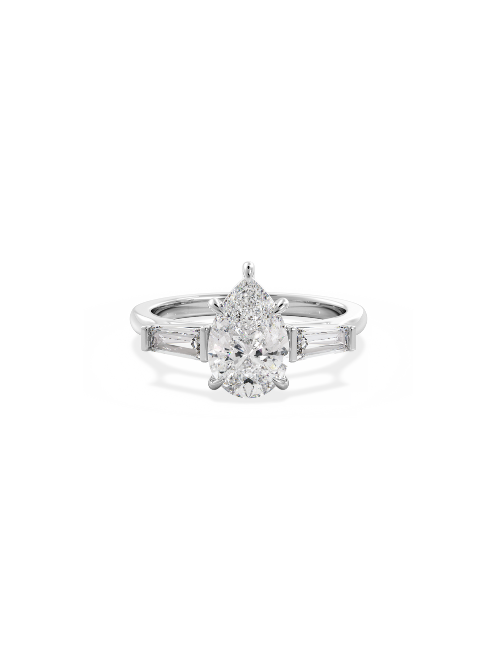 Pear Lyra Ring - View 