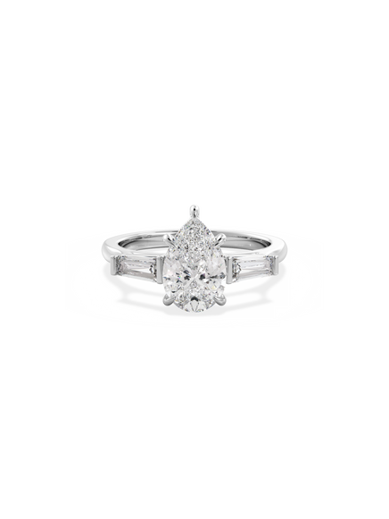 Pear Lyra Ring