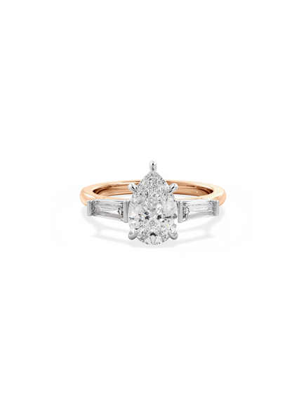 Pear Lyra Ring