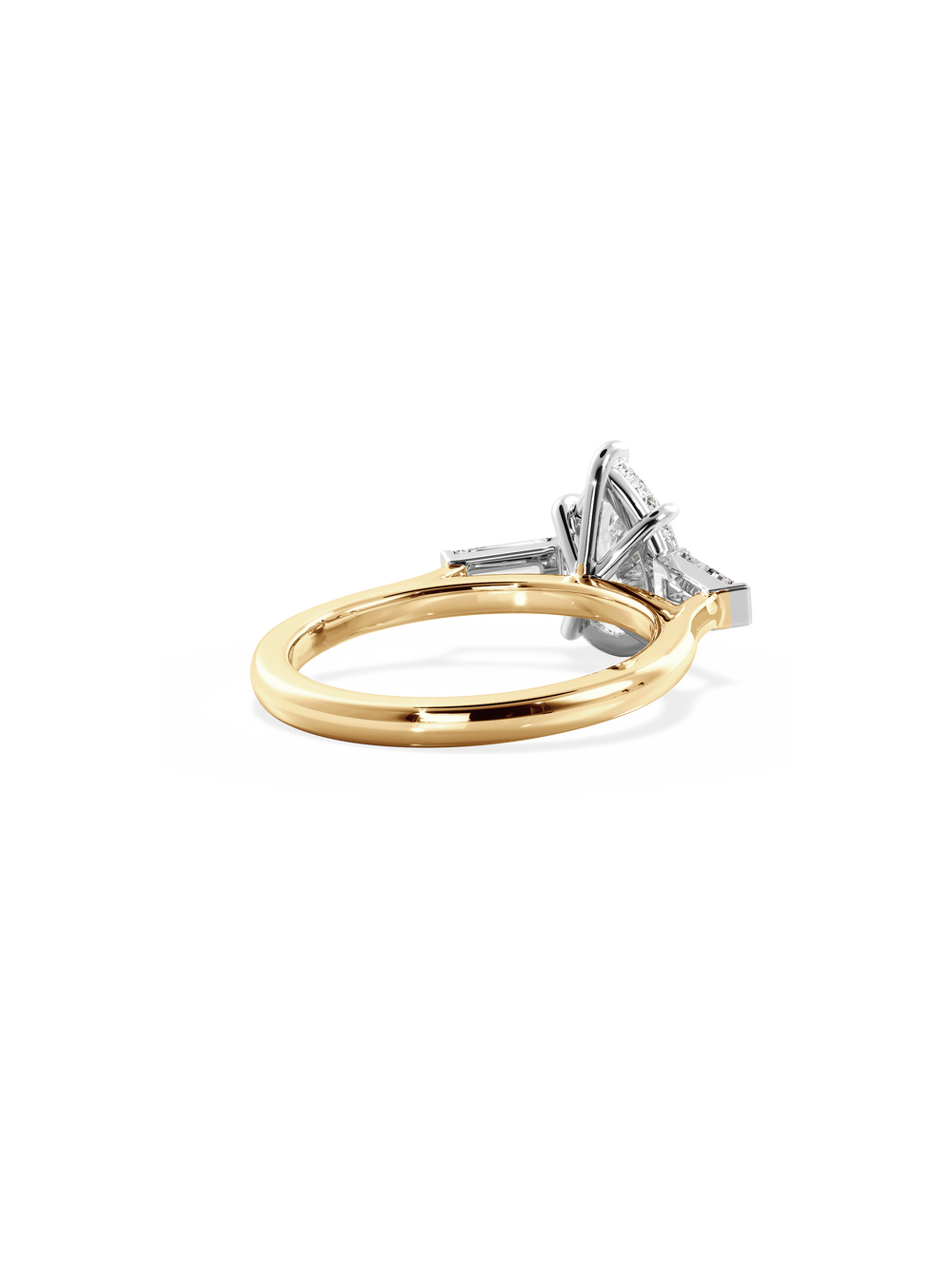 Pear Lyra Ring - View 