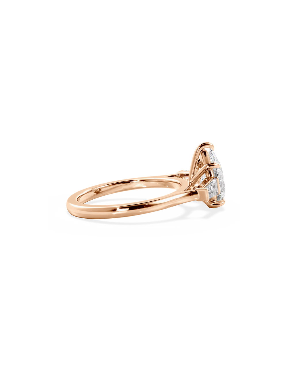 Pear Lyra Ring - View 