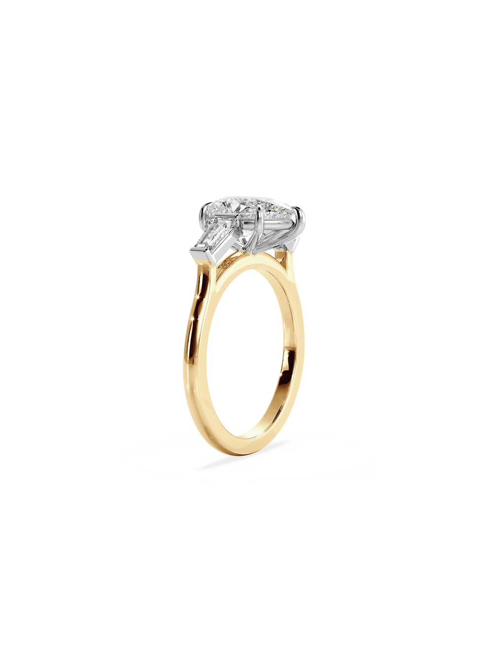 Pear Lyra Ring - View 