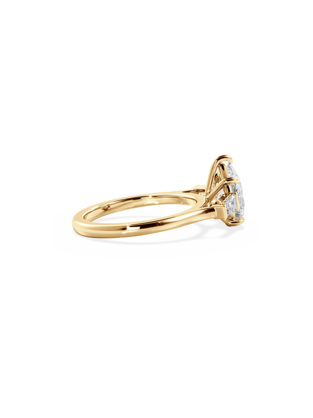 Pear Lyra Ring - View 