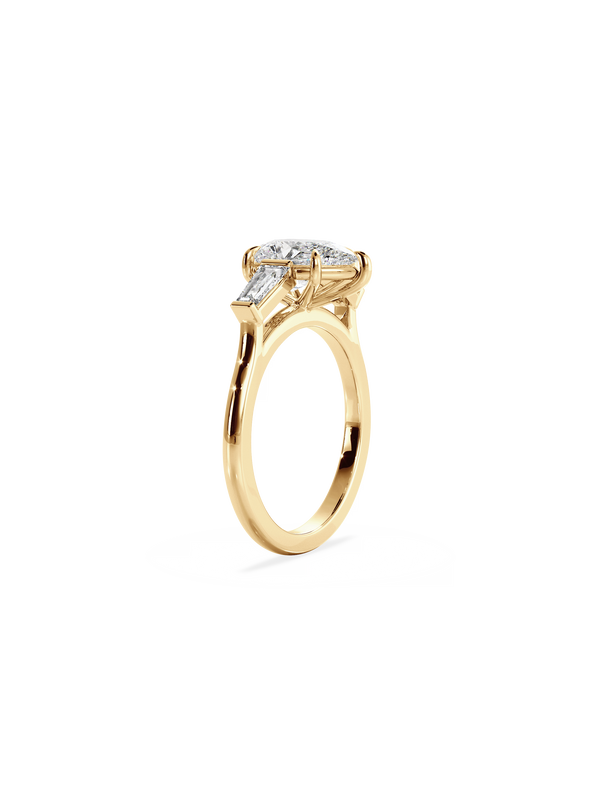 Pear Lyra Ring