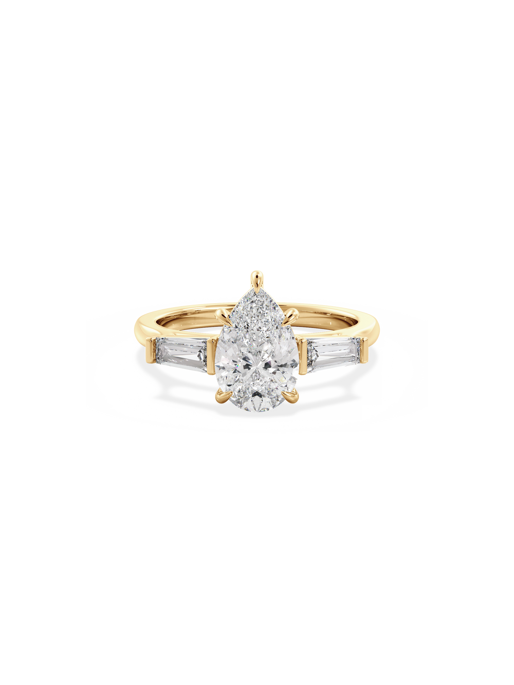 Pear Lyra Ring - View 