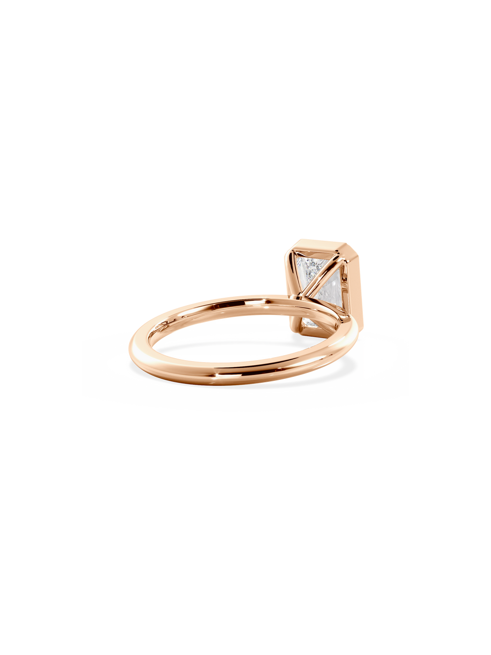Radiant Signature Bezel Solitaire - View 