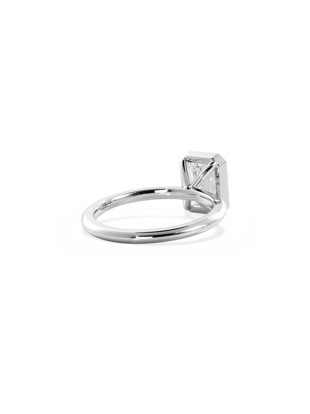 Radiant Signature Bezel Solitaire - View 