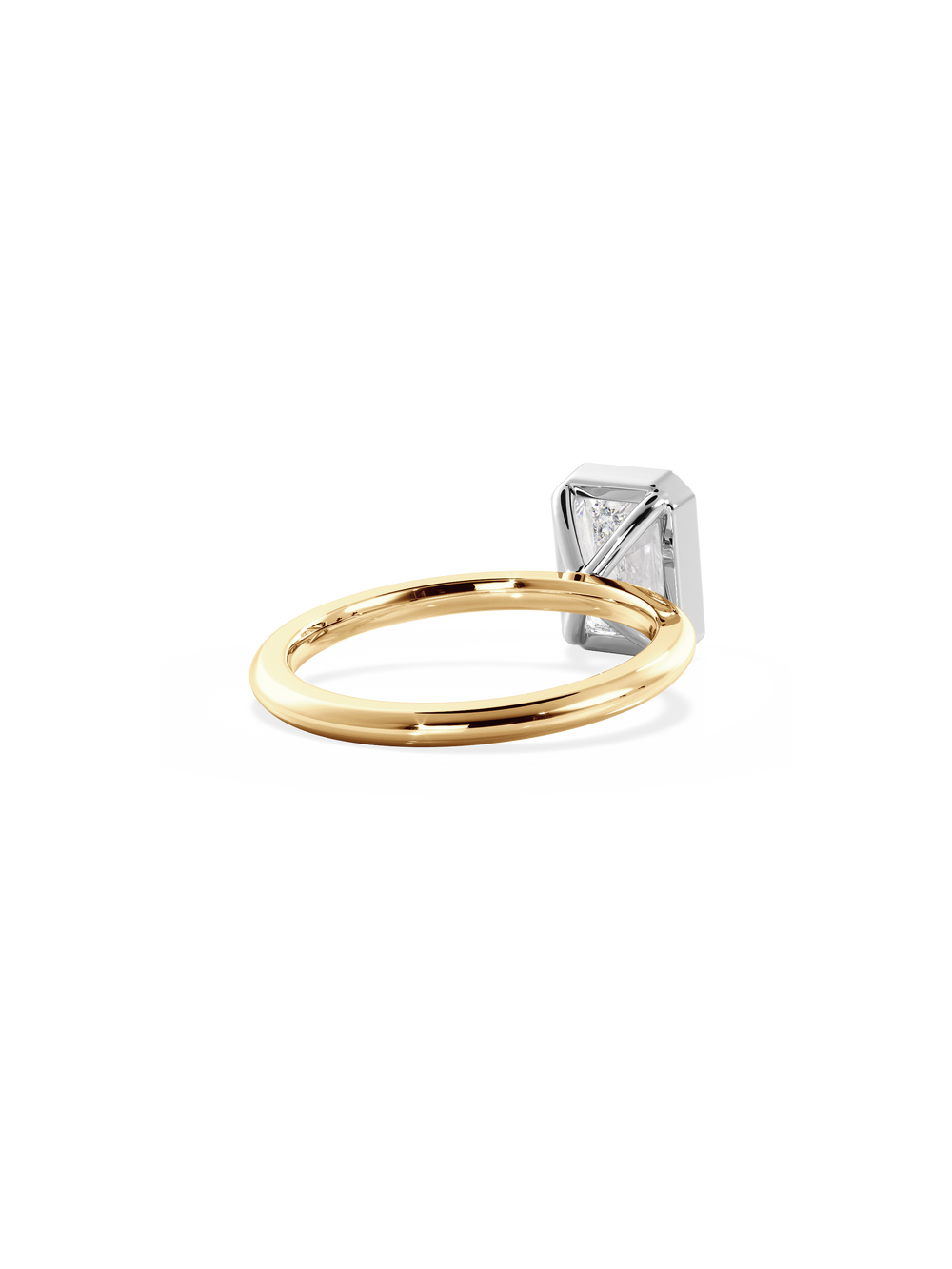 Radiant Signature Bezel Solitaire - View 