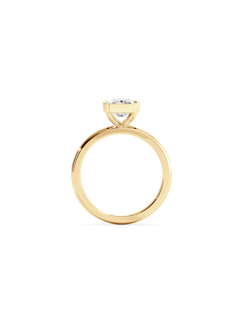 Radiant Signature Bezel Solitaire - View 