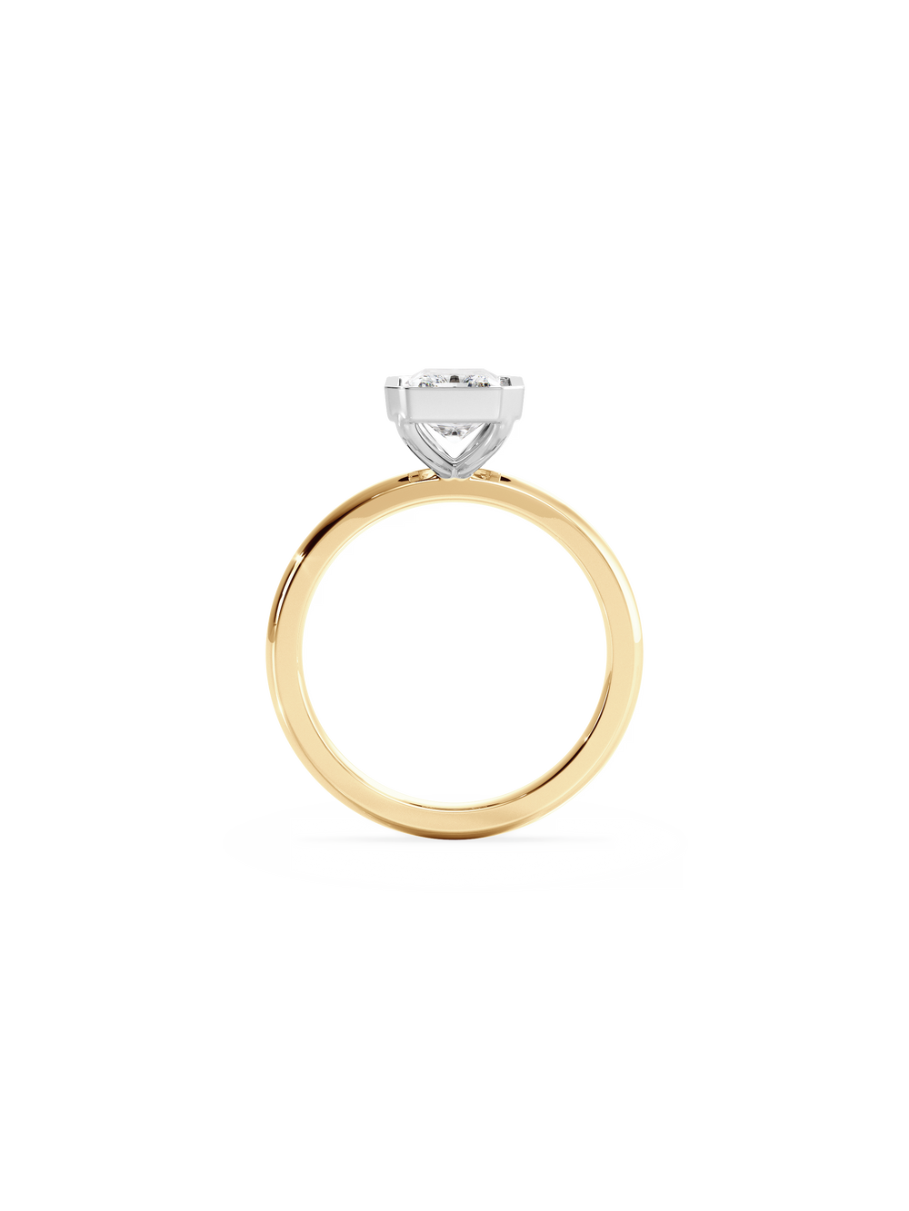 Radiant Signature Bezel Solitaire - View 
