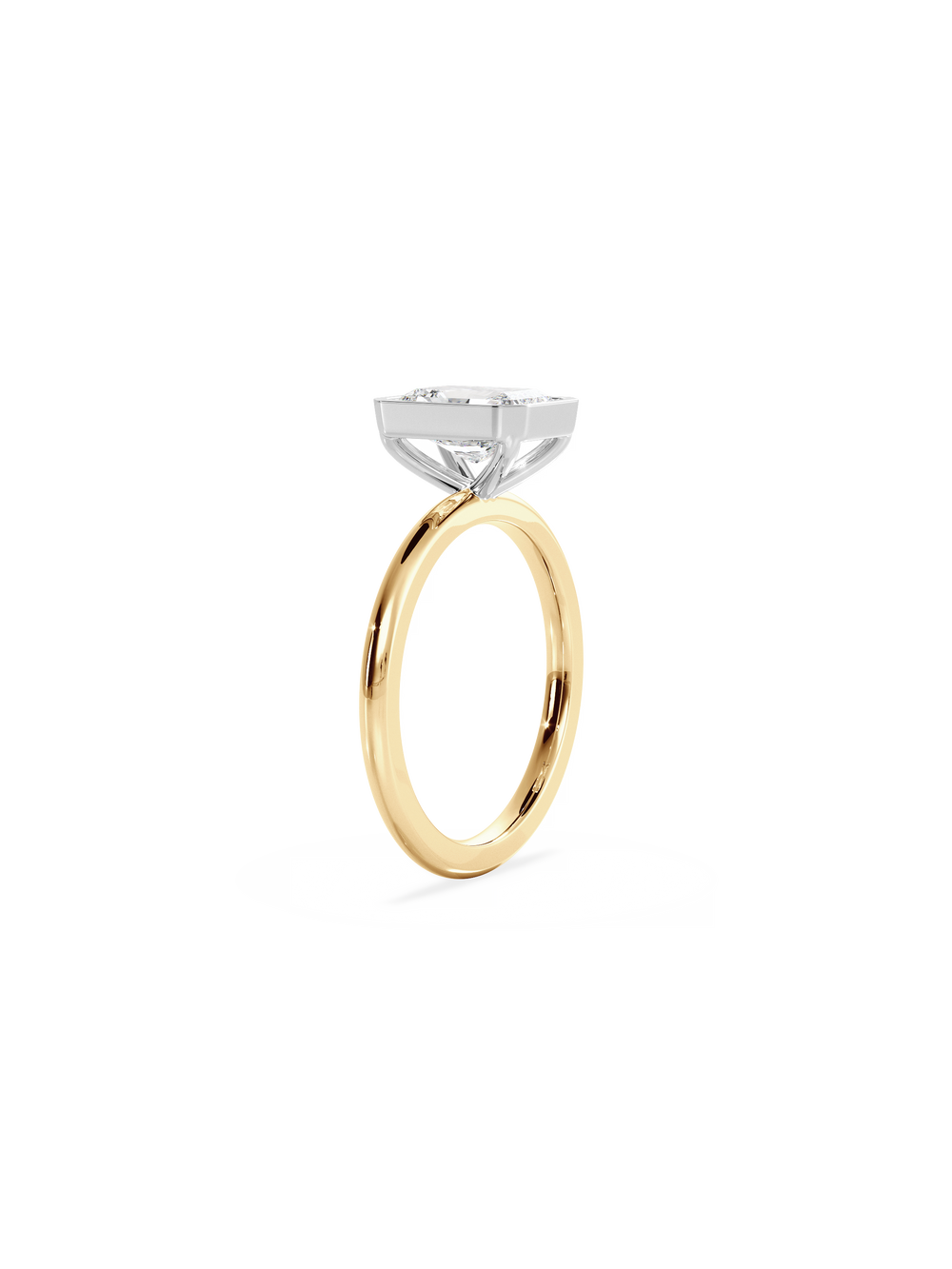 Radiant Signature Bezel Solitaire - View 