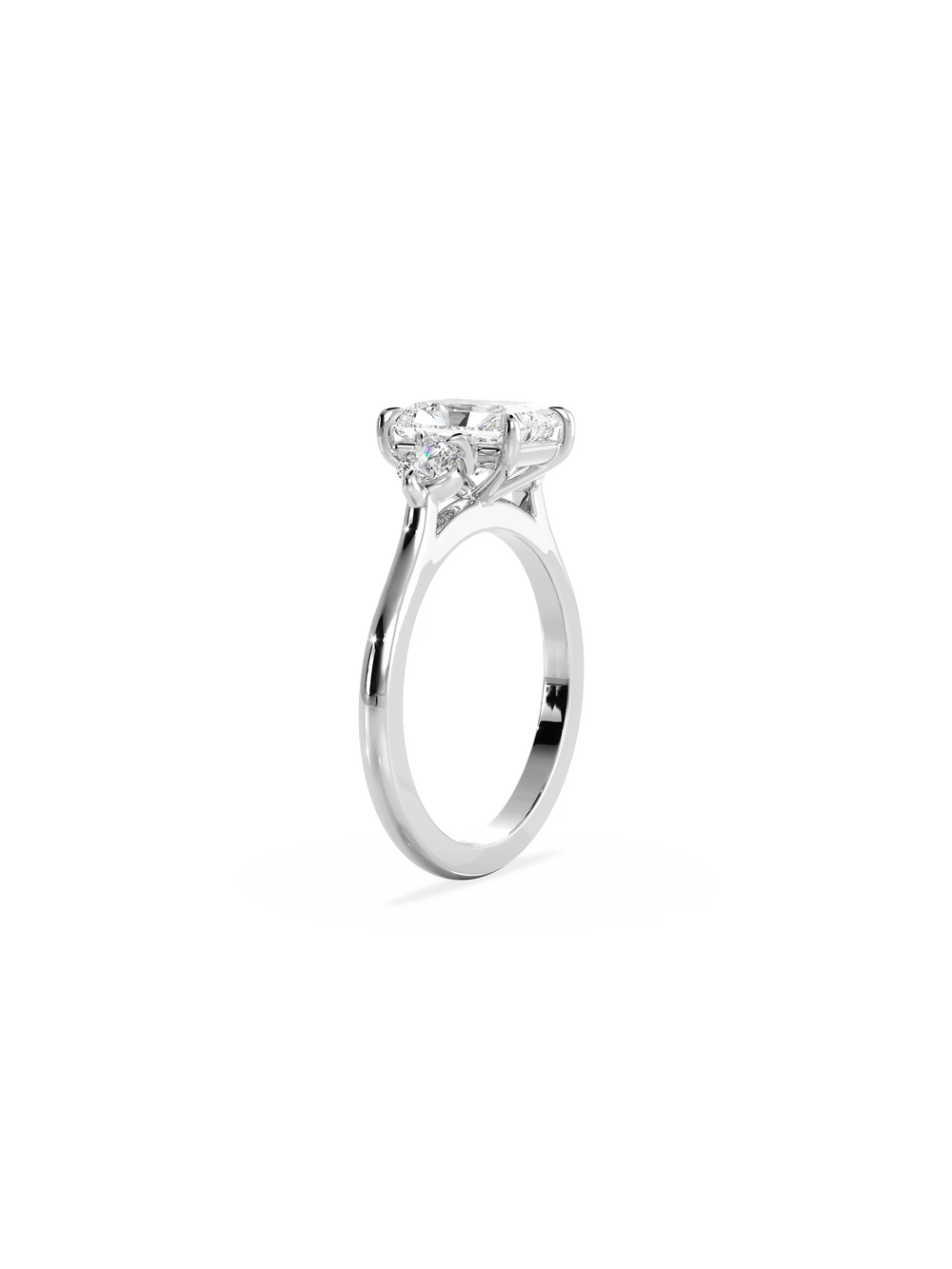 Radiant Cosmic Trio Ring - View 