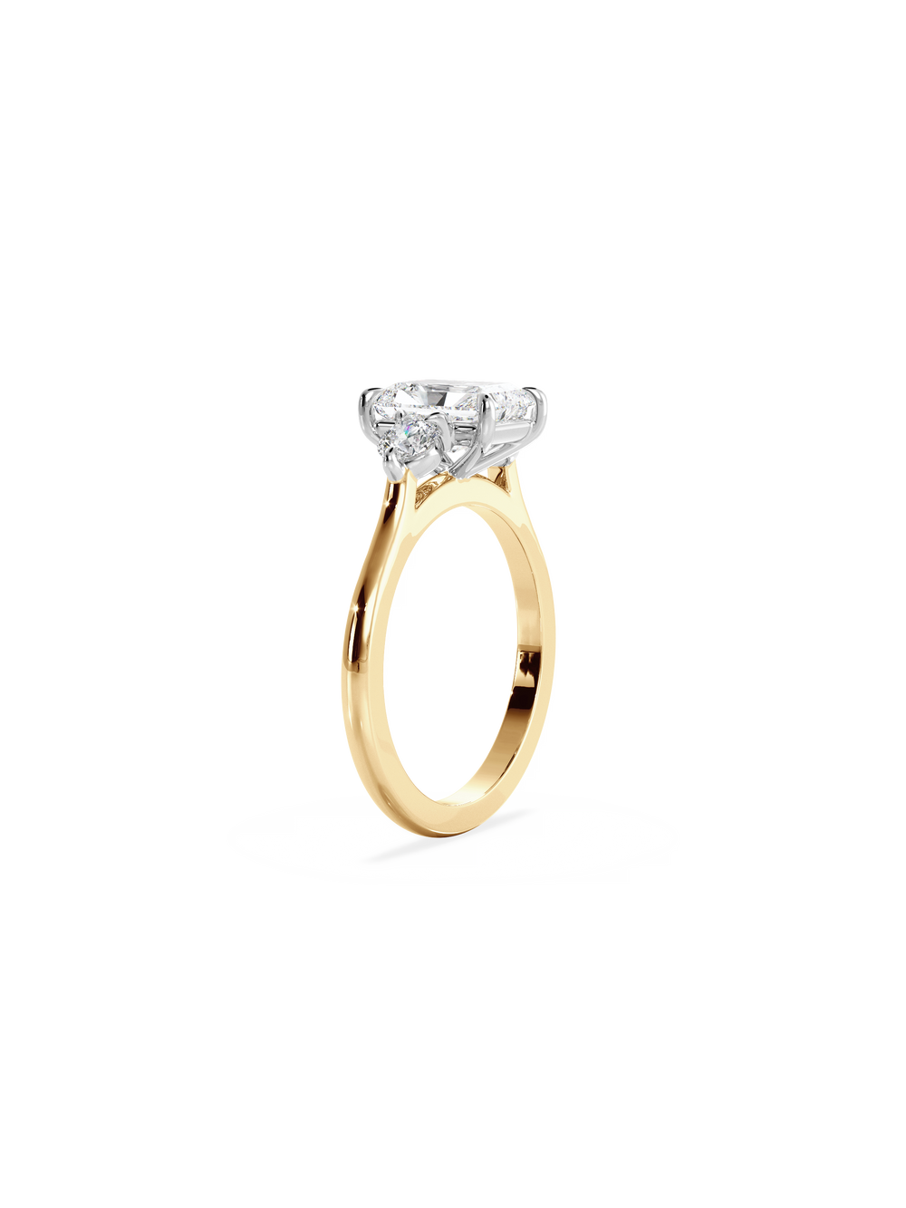 Radiant Cosmic Trio Ring - View 