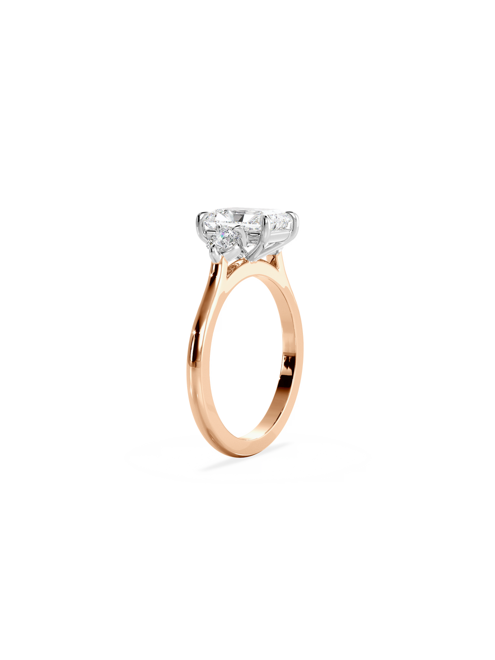 Radiant Cosmic Trio Ring - View 