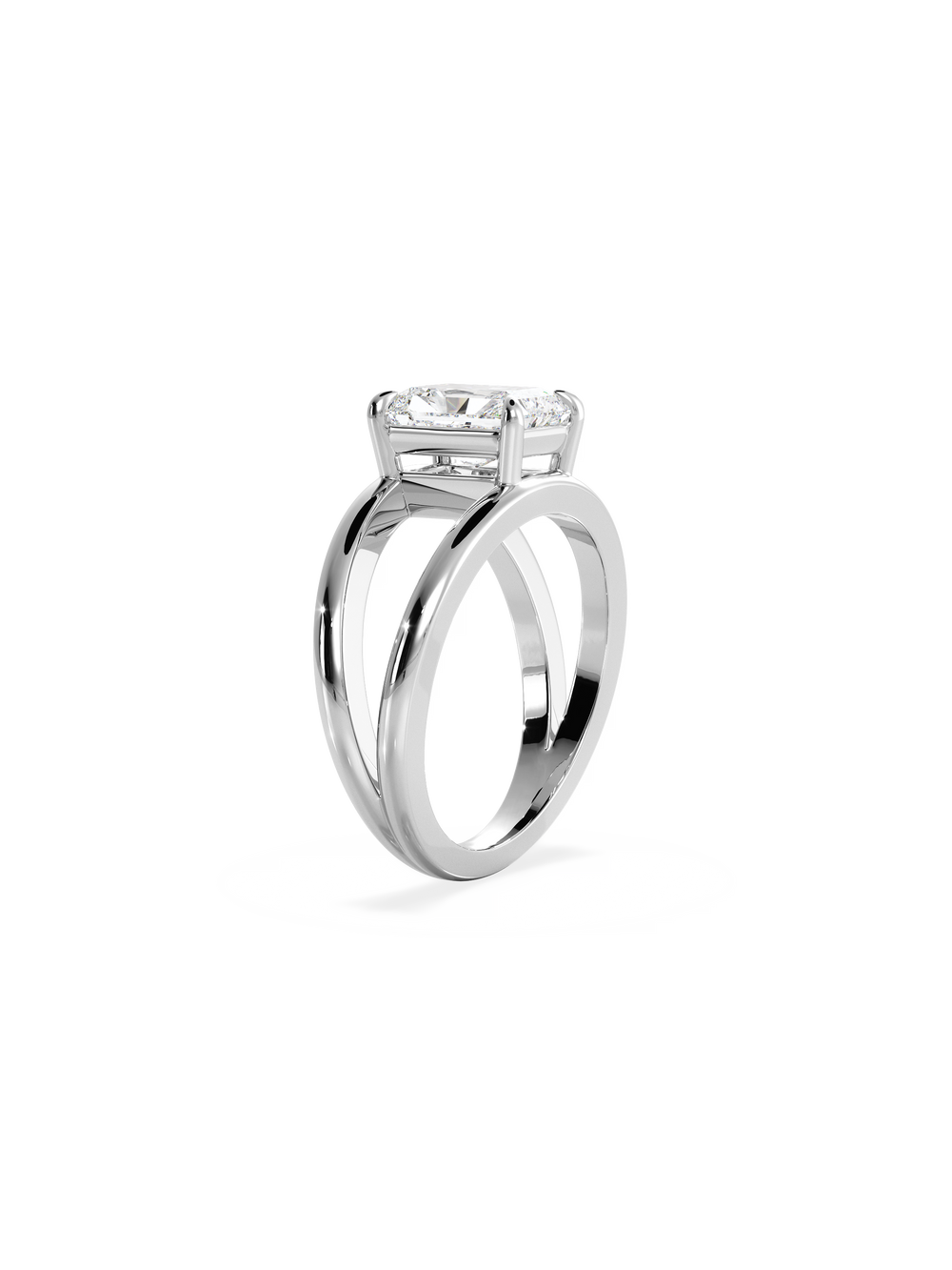 Radiant Signature Double Band Ring - View 