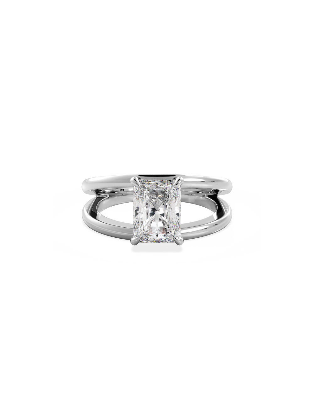 Radiant Signature Double Band Ring - View 