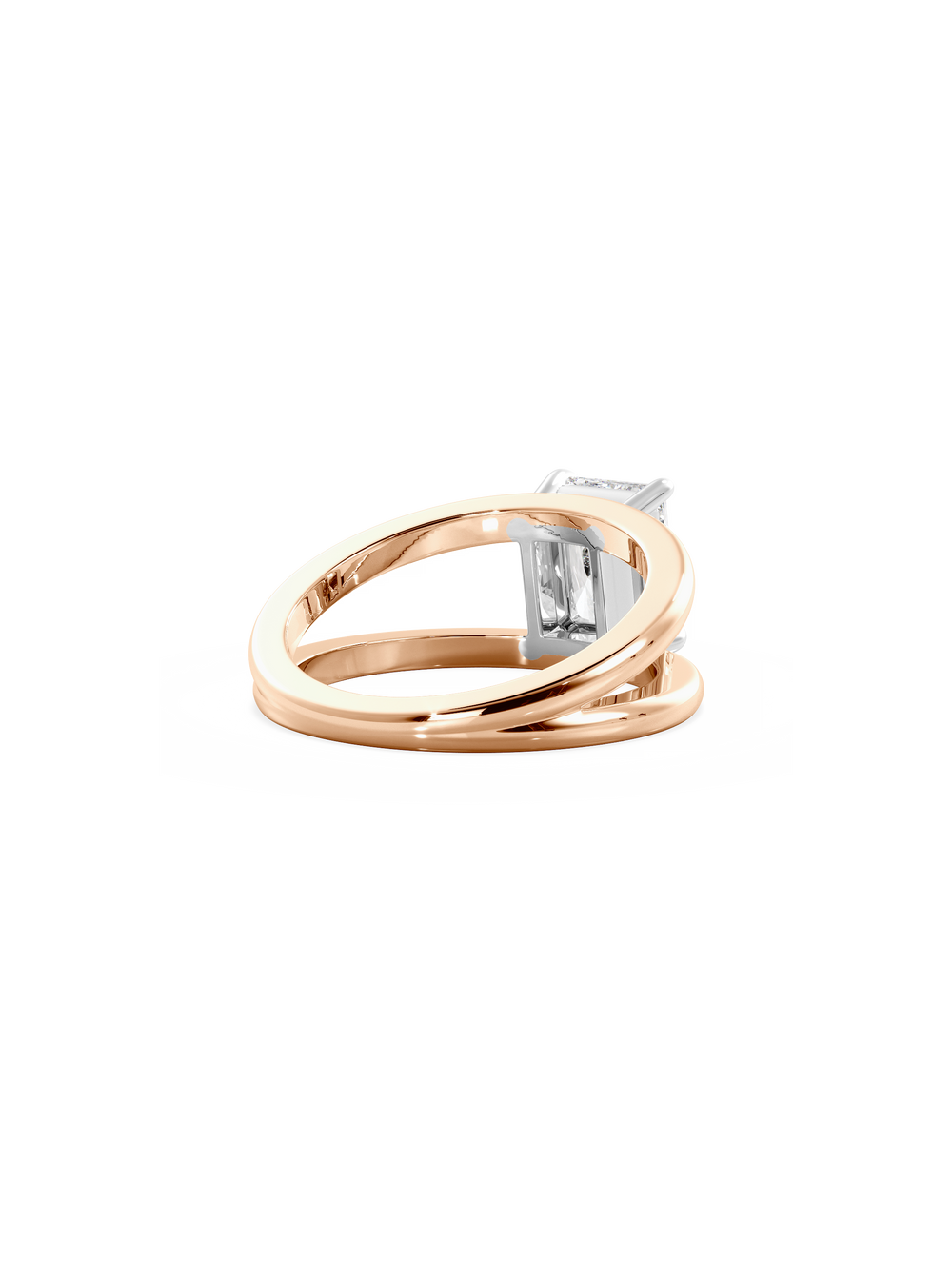 Radiant Signature Double Band Ring - View 