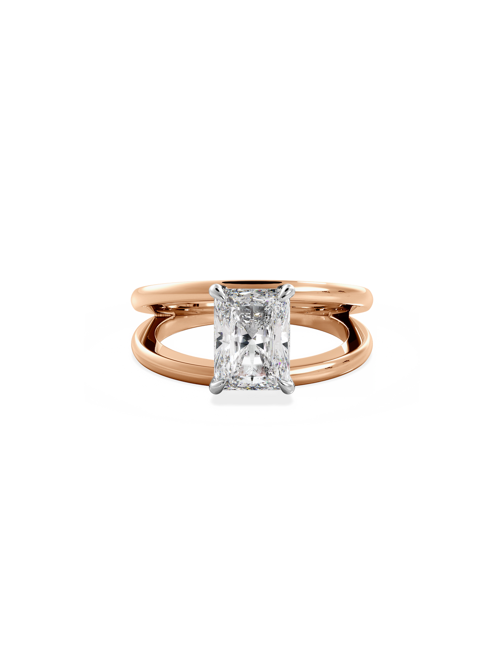 Radiant Signature Double Band Ring - View 