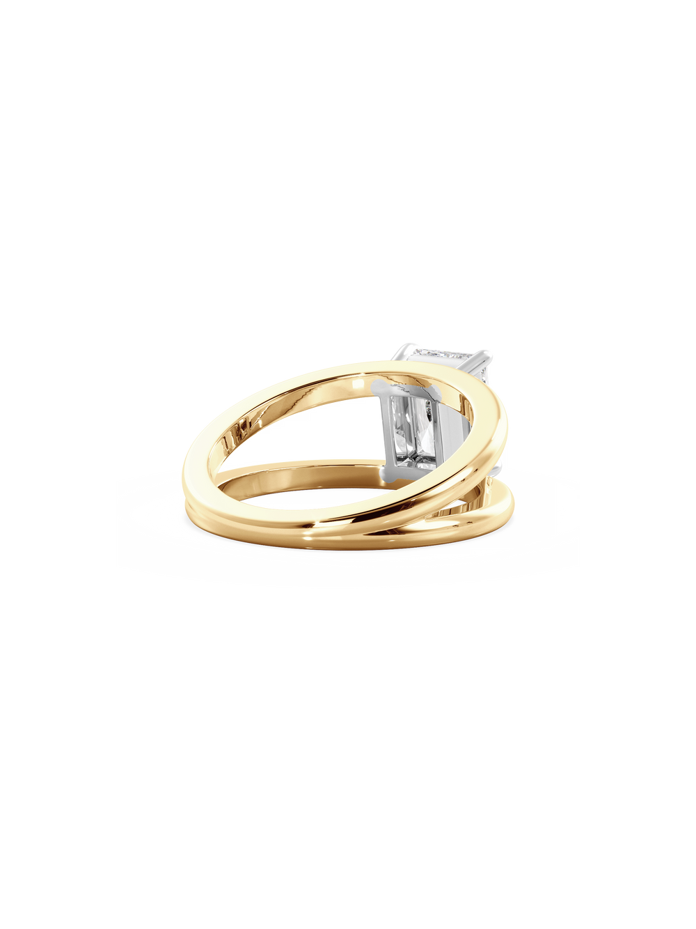 Radiant Signature Double Band Ring - View 