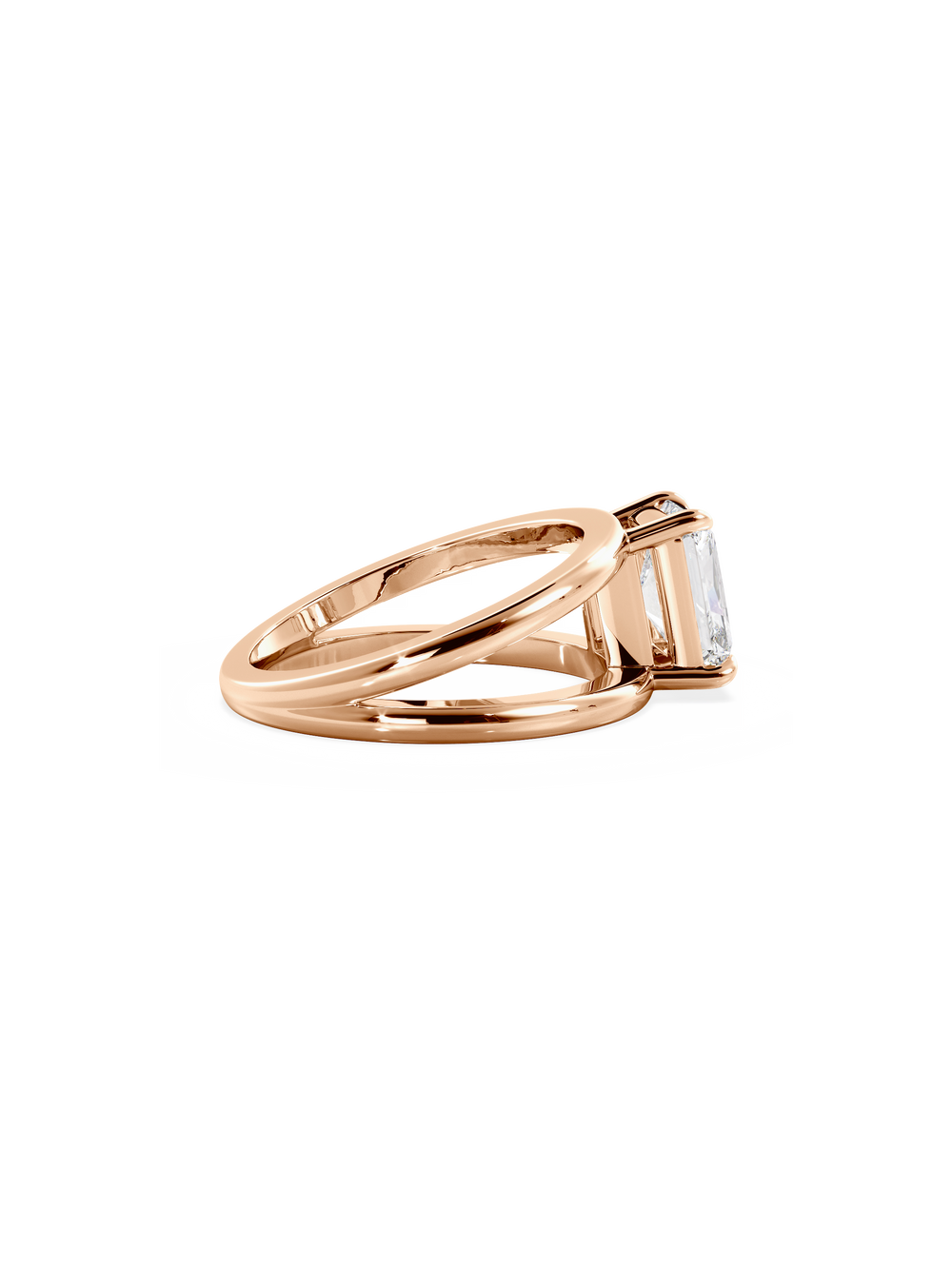 Radiant Signature Double Band Ring - View 
